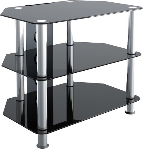 Mahara glass corner stand - mahara, tv
