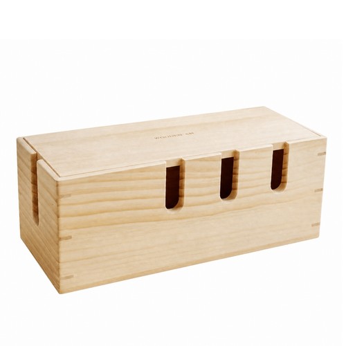 Cable management box with - box,