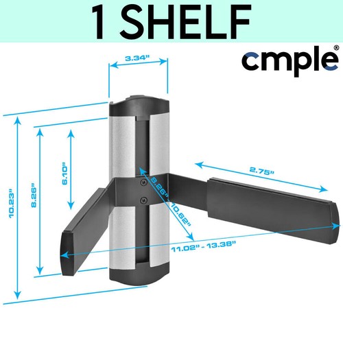 Wall mount shelf adjustable - mount,