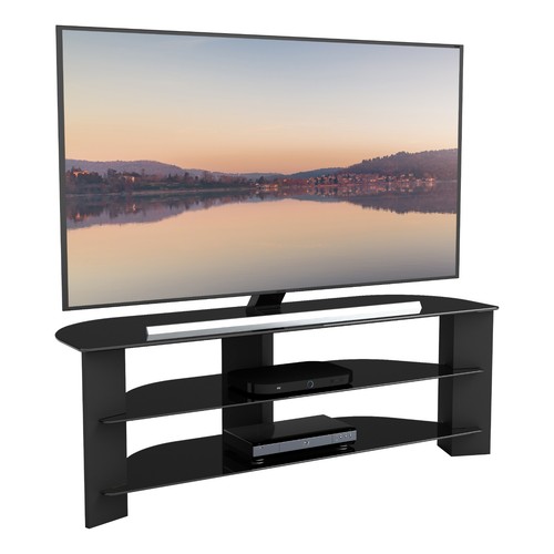 Black glass corner - corner, stand