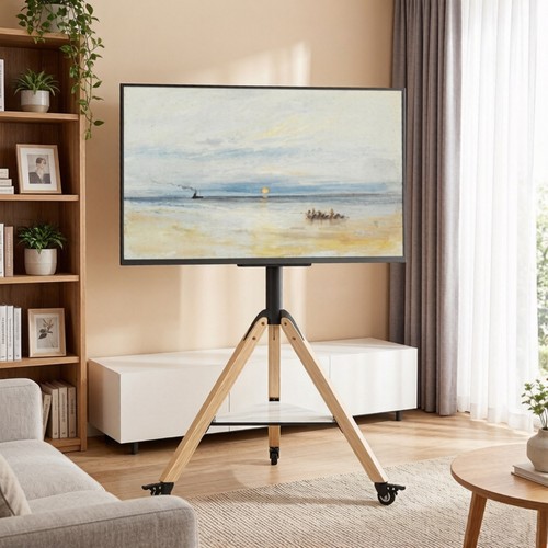 Rolling tripod floor stand - tv,